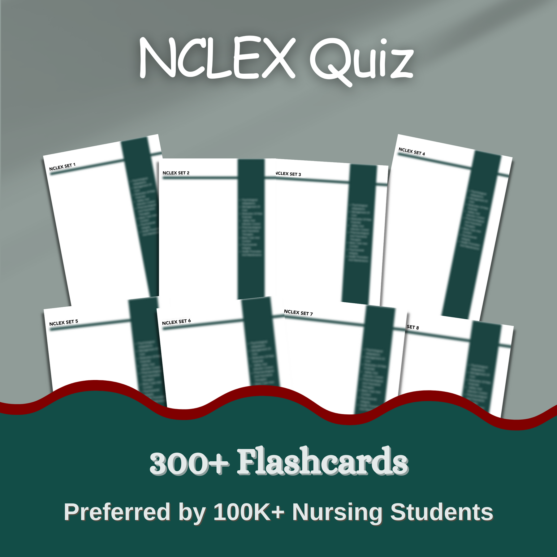 3000+ Flashcards & Quiz Bundle For NCLEX And Nursing School Prep ...