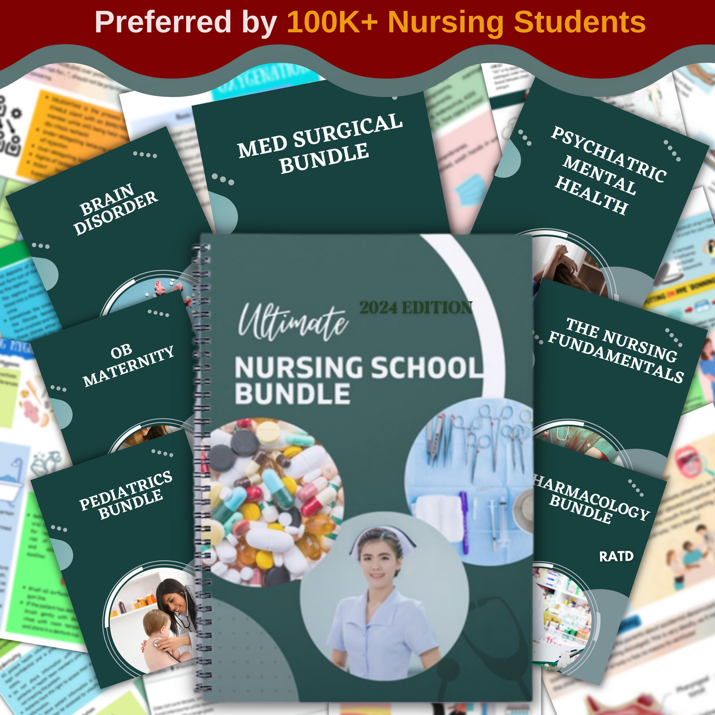 Spiral Bound Book | Ultimate Nursing School Bundle