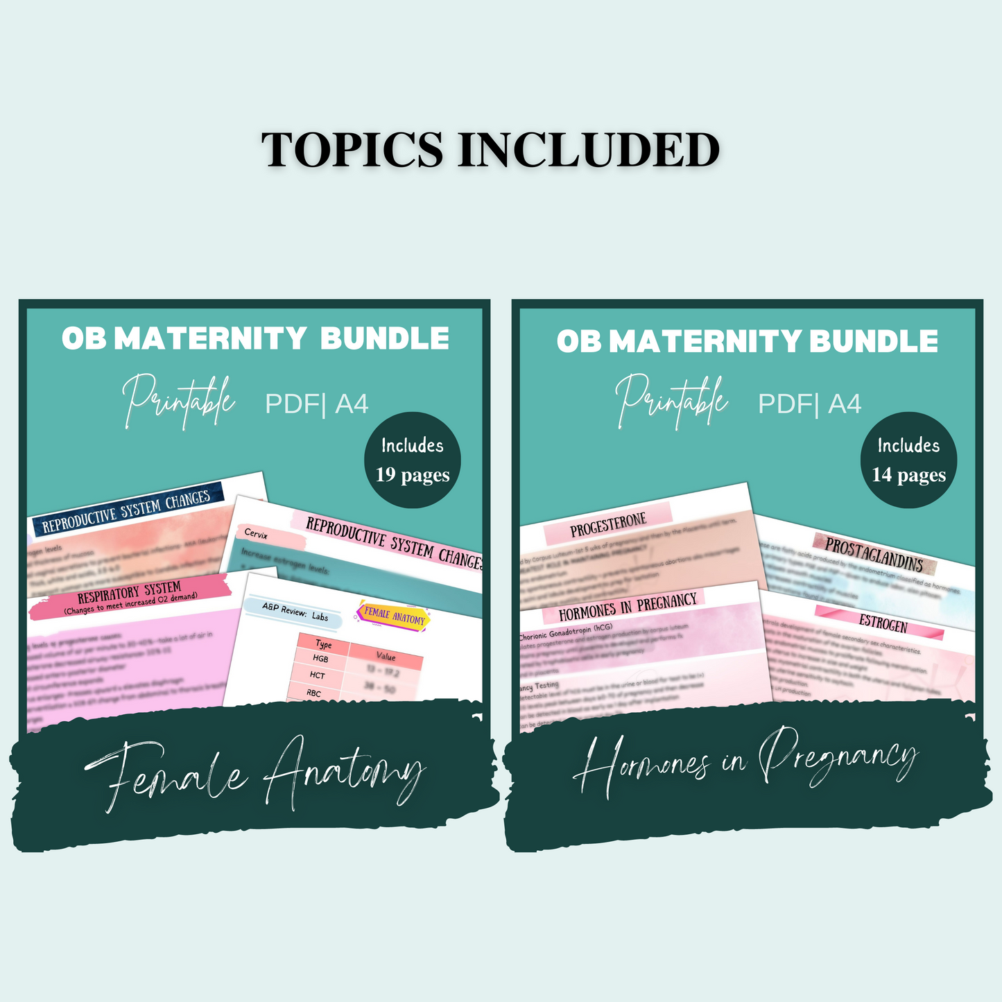 OB   maternity bundle